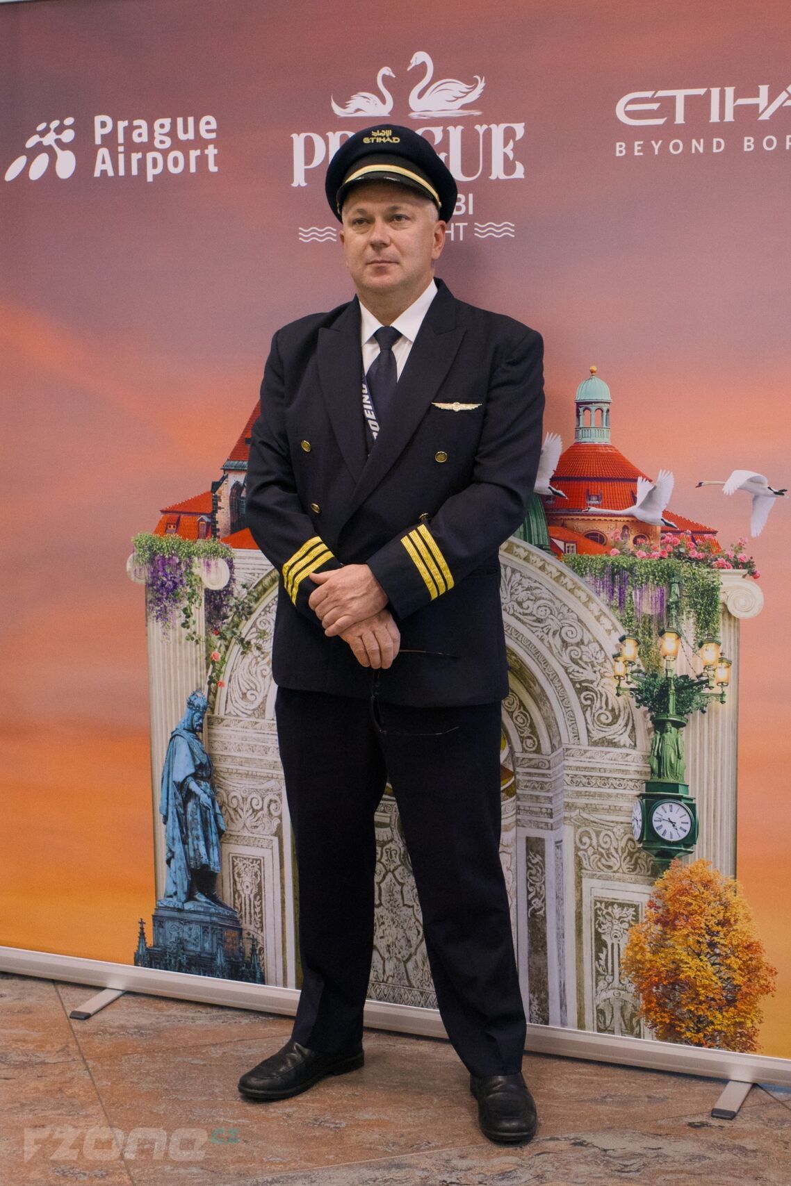 Slavnostní zahájení linky Etihadu z Abu Dhabí do Prahy