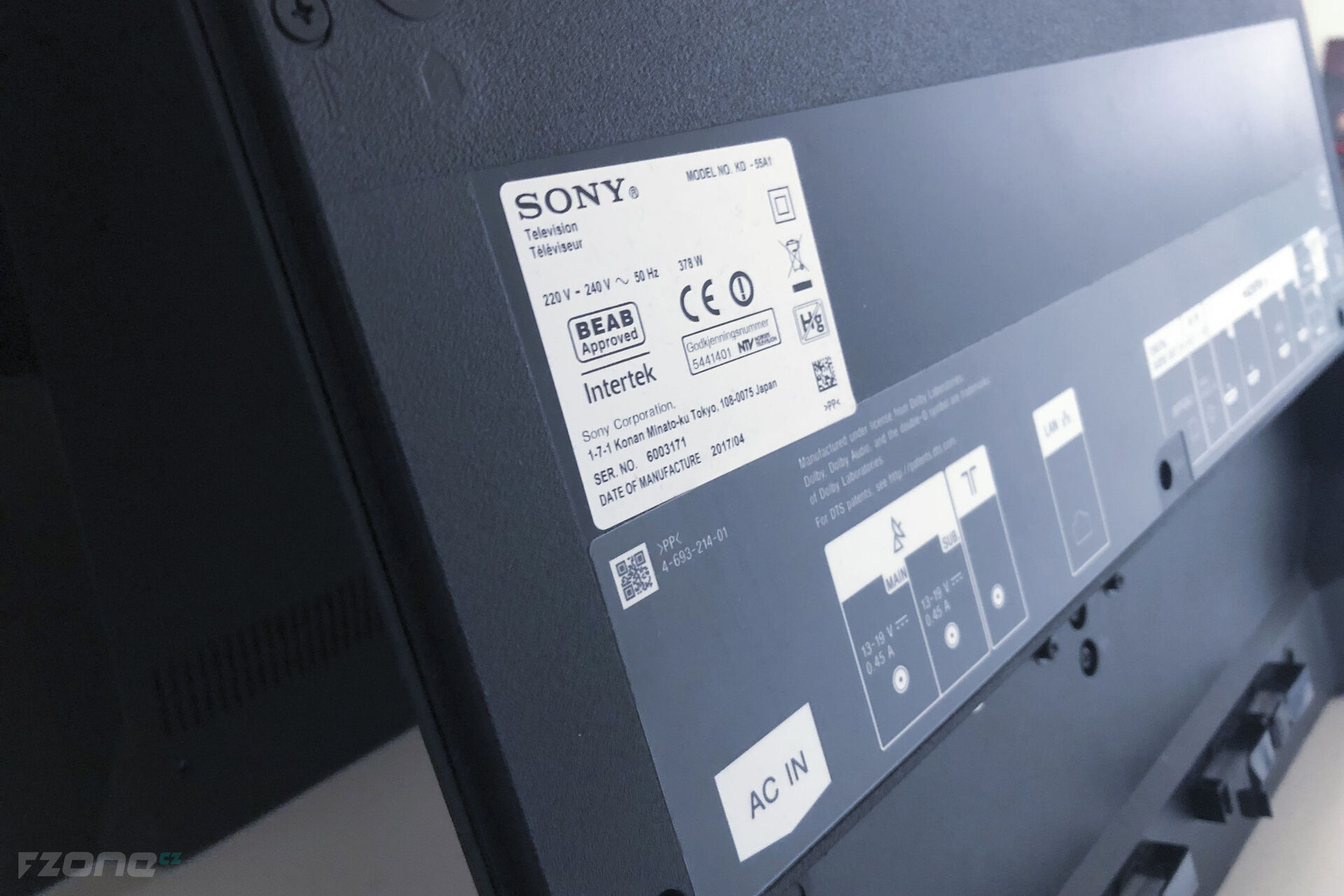 Sony KD-55A1 OLED