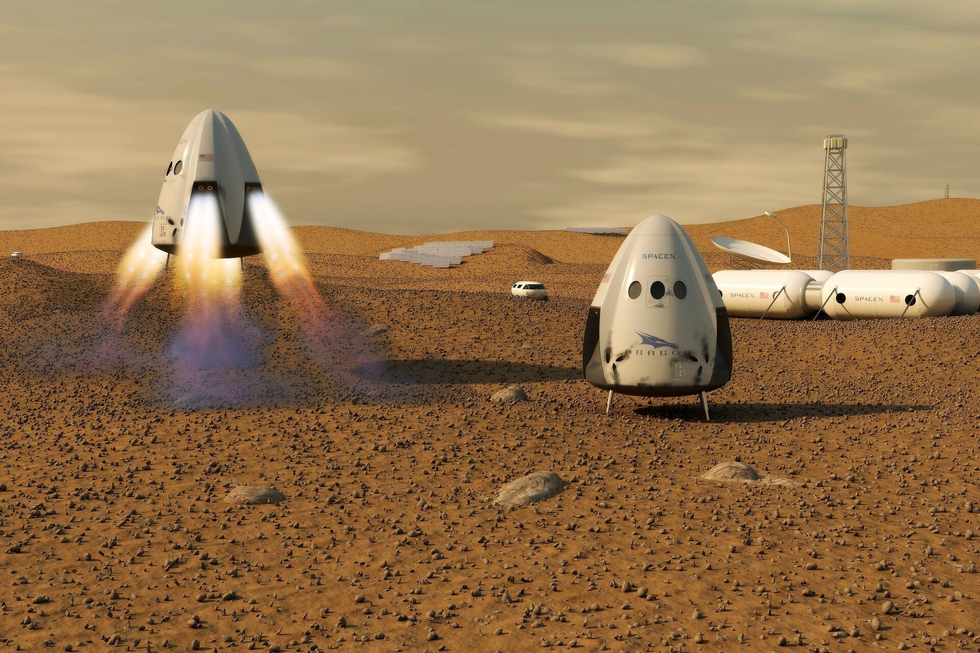SpaceX na Marsu
