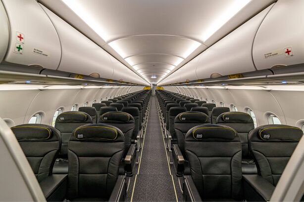 Spirit Airlines interior