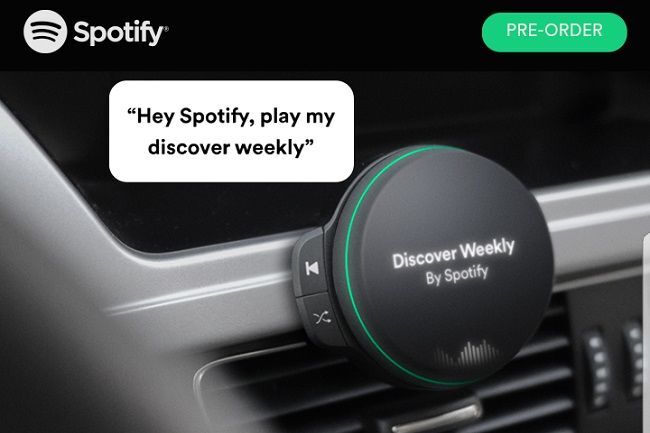 Spotify car player