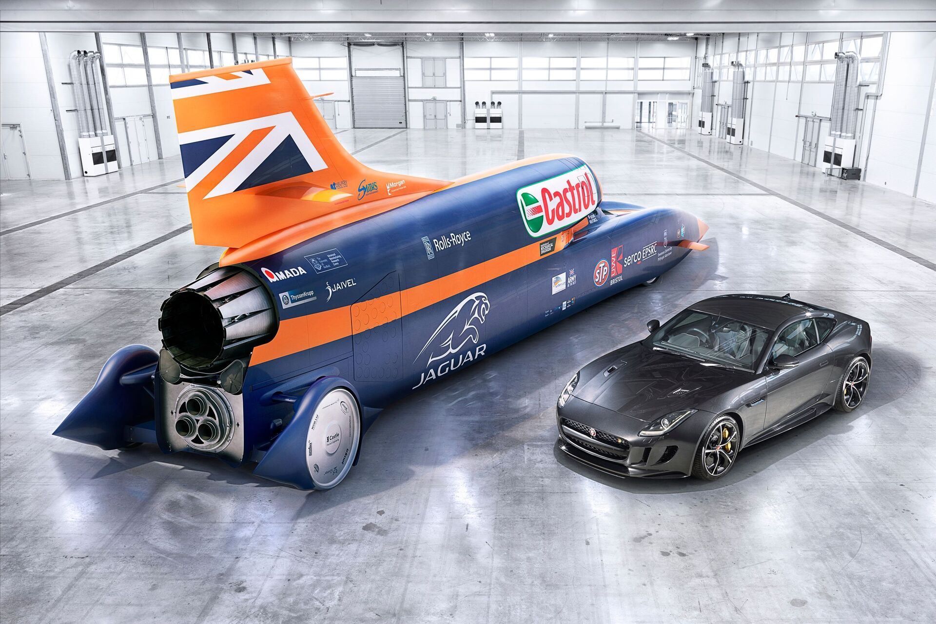 Supersonické auto Bloodhound SSC