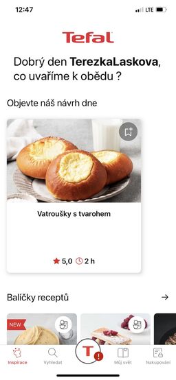 Tefal i-Coach Touch s váhou QB951838 černá/stříbrná