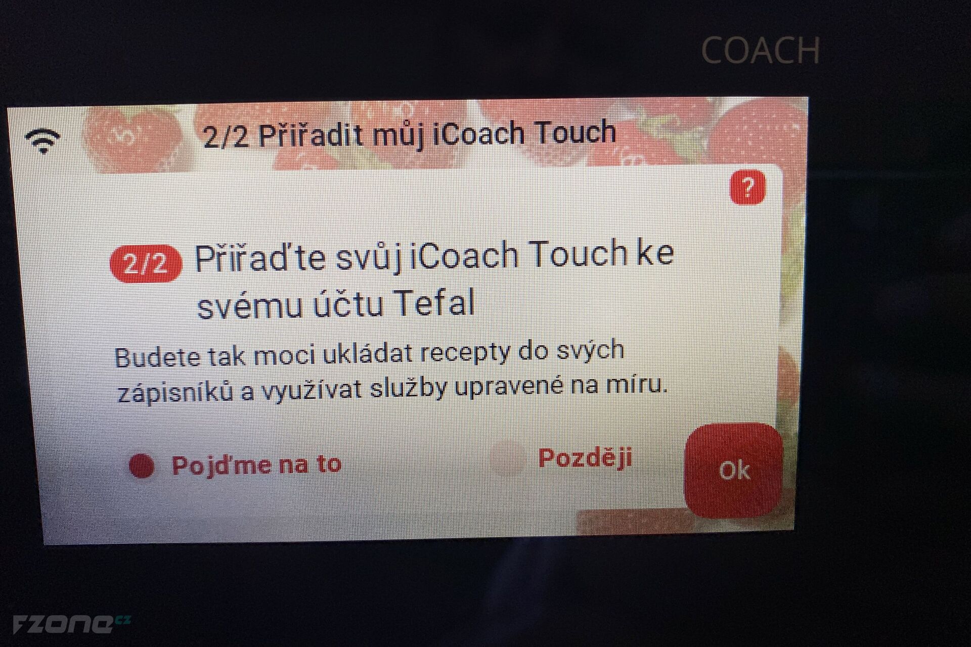 Tefal i-Coach Touch s váhou QB951838 černá/stříbrná