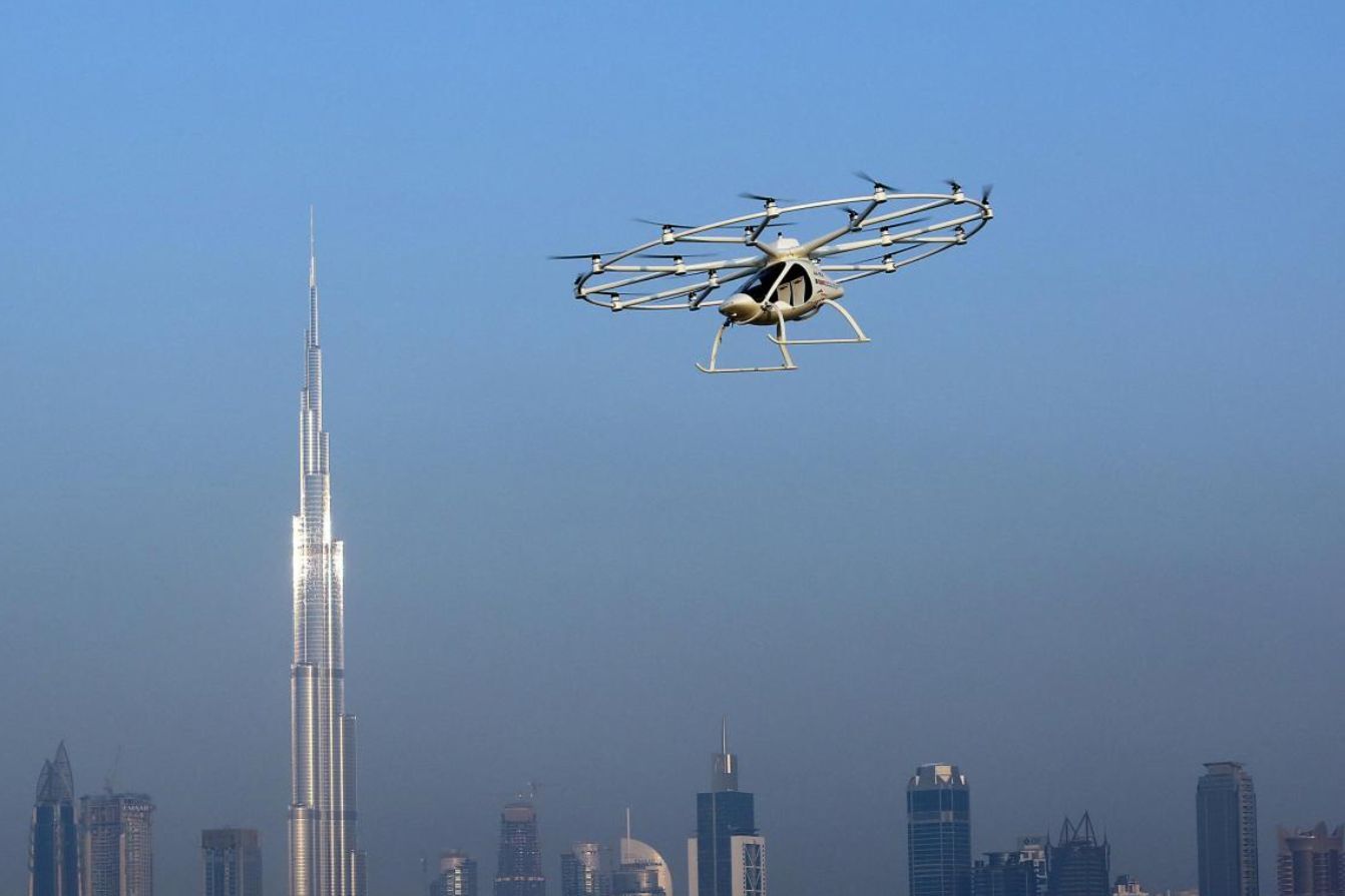 Volocopter - Létající taxi dron Dubaj