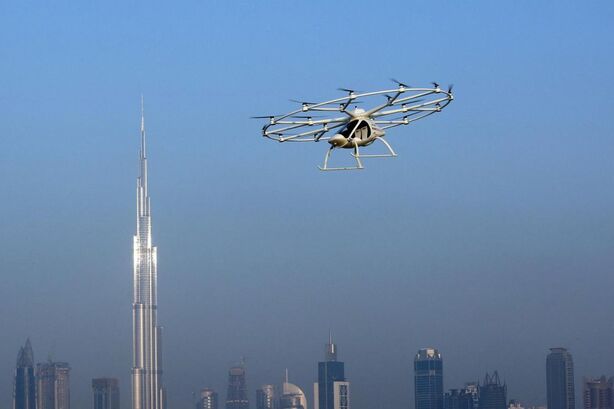Volocopter - Létající taxi dron Dubaj