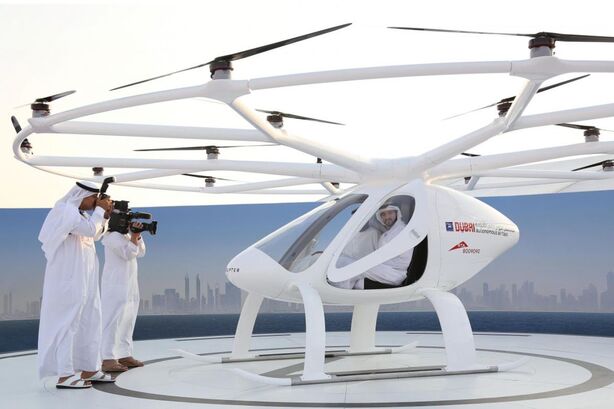 Volocopter - Létající taxi dron Dubaj