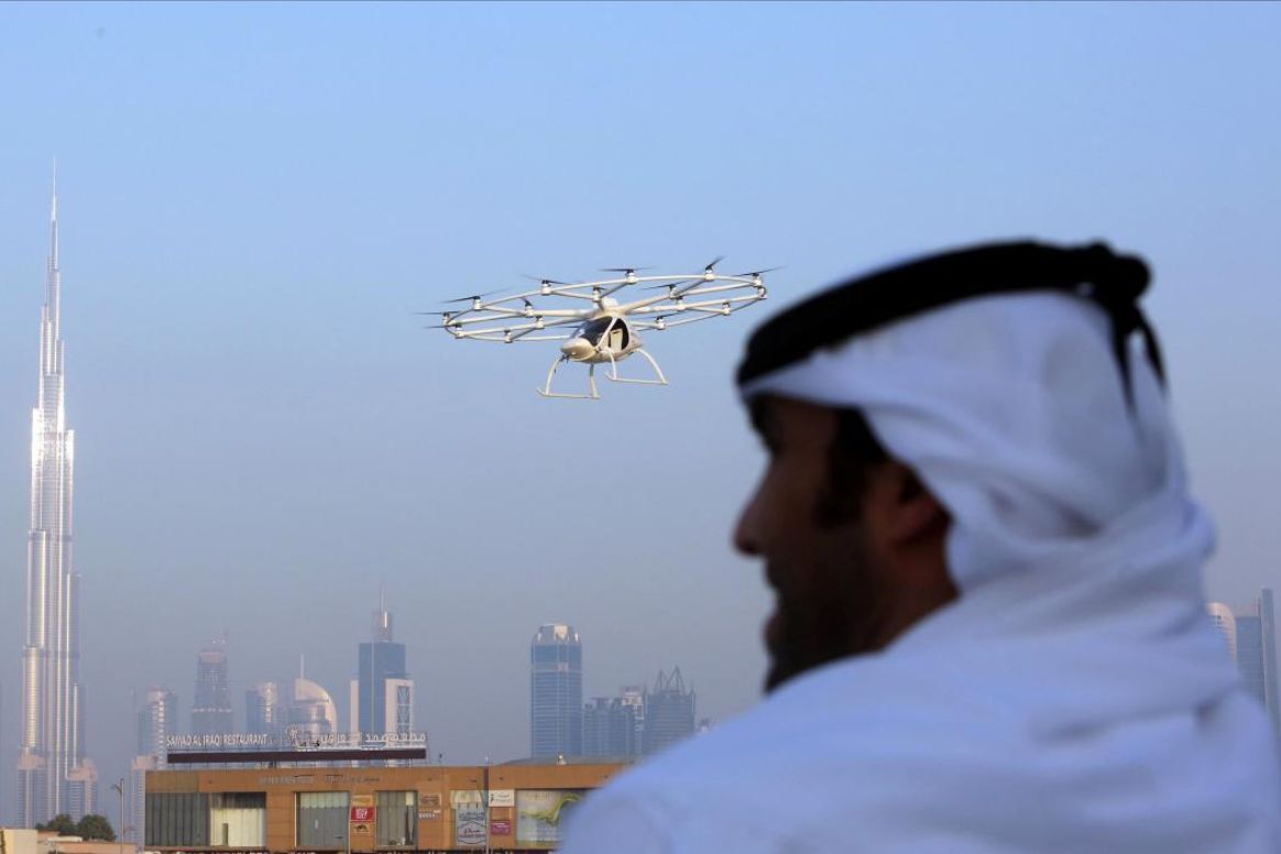 Volocopter - Létající taxi dron Dubaj