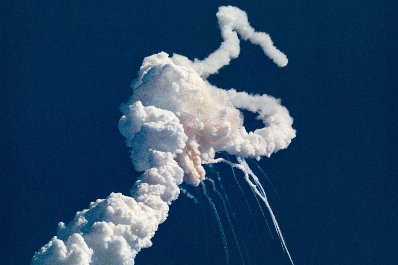 Výbuch raketoplánu Challenger