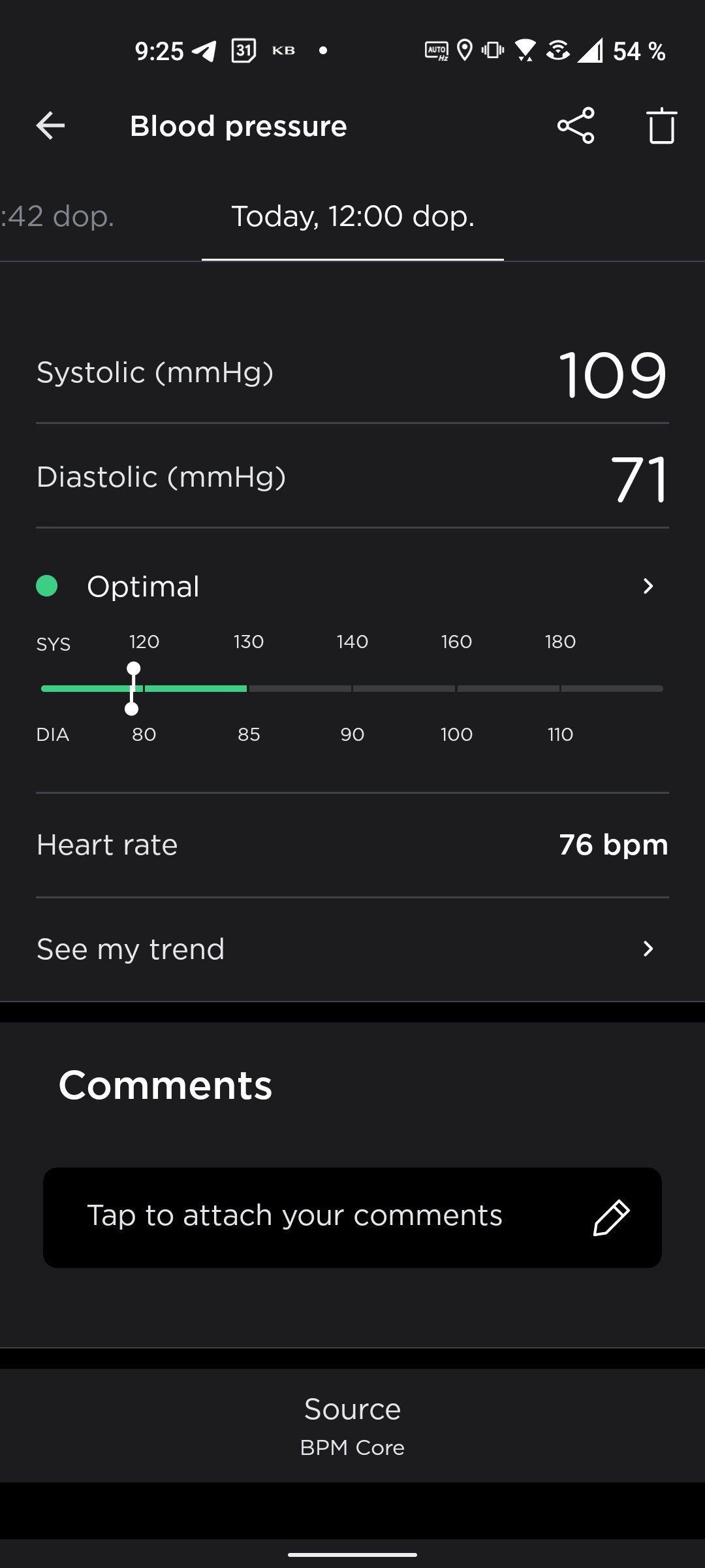 Withings BPM Core