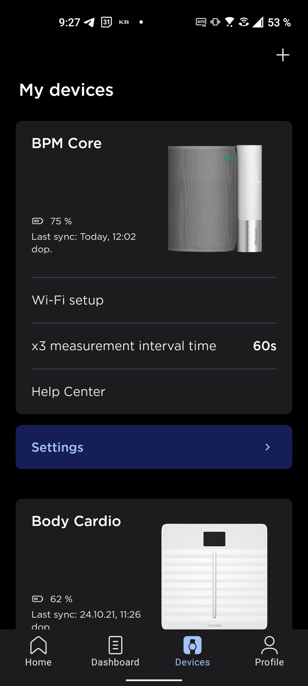 Withings BPM Core